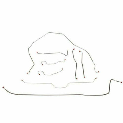 1974 - 1982 Chevrolet Corvette Brake Line Kit For - VCK7402OM - Complete Brake Line Kit Car Part People