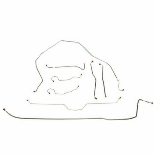 1974 - 1982 Chevrolet Corvette Brake Line Kit For - VCK7402OM - Complete Brake Line Kit Car Part People