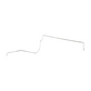 1970-74 Chevrolet Corvette Fuel Line Left Side 1/4" Fuel Vapor Line Stainless VGL7010SS