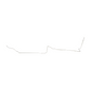 1978-82 Chevrolet Corvette Fuel Line Right Side 1/4 Fuel Return Line - VGL7811OM