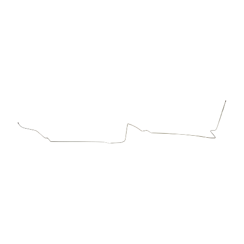 1978-82 Chevrolet Corvette Fuel Line Right Side 1/4 Fuel Return Line - VGL7811OM