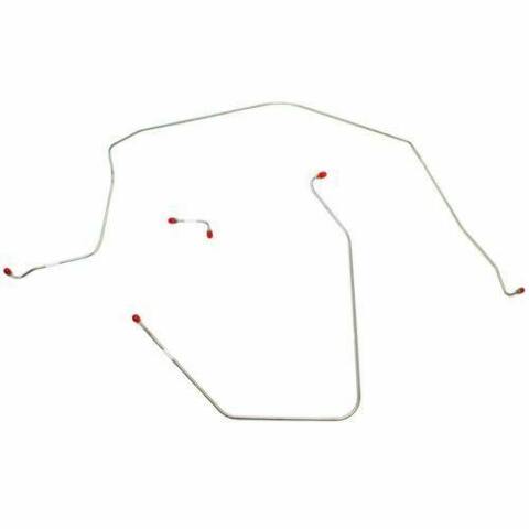 1963-64 Chevrolet Corvette Front Brake Line Kit 3 Piece Power Brake - VKT6302SS