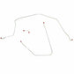 1965 Chevrolet Corvette Front Brake Line Kit 3 Piece Power Brakes - VKT6502SS