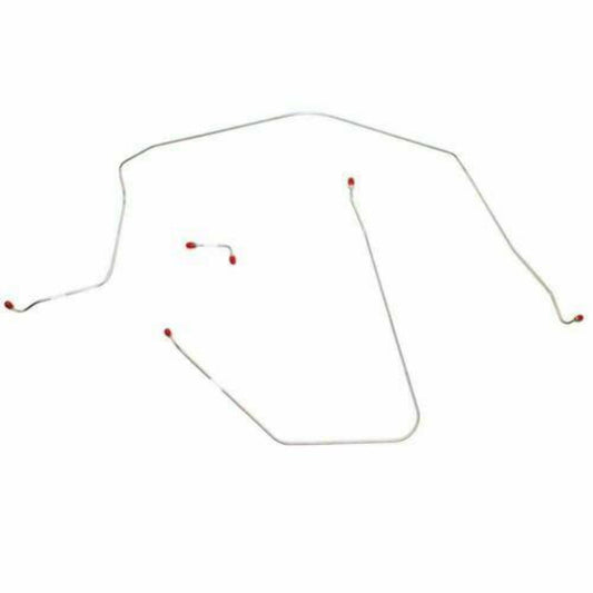 1965 Chevrolet Corvette Front Brake Line Kit 3 Piece Power Brakes - VKT6502SS