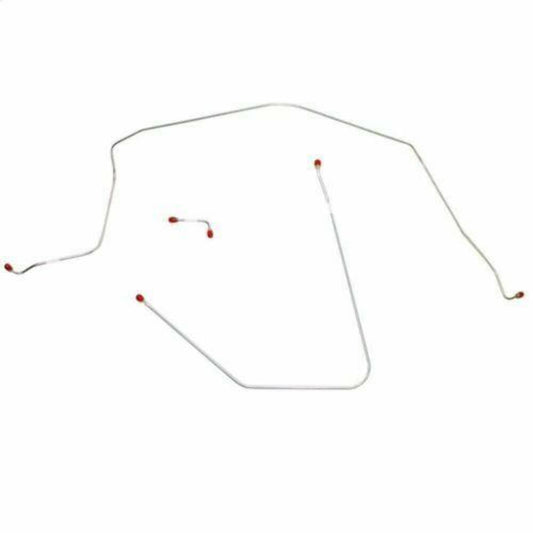 1965-66 Chevrolet Corvette Front Brake Line Kit 3 Piece Power Brakes - VKT6503SS - Front Lines Car Part People