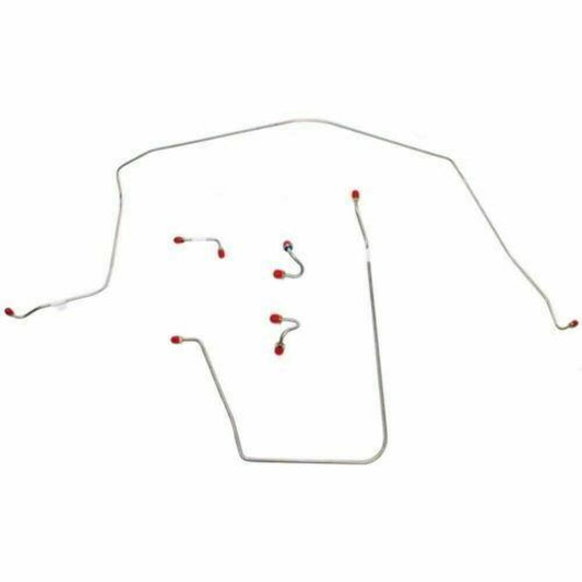 1967 Chevrolet Corvette Front Brake Line Kit 5 Piece Standard Brakes - VKT6701OM - Front Lines Car Part People