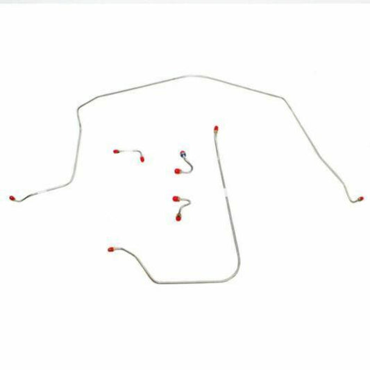 1968 Chevrolet Corvette Front Brake Line Kit 5 Piece Standard Brakes - VKT6801SS - Front Lines Car Part People