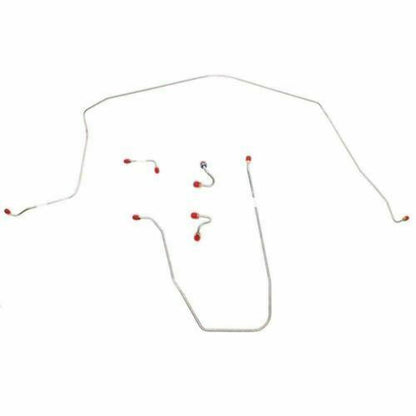 1968 Chevrolet Corvette Front Brake Line Kit 5 Piece Power Brakes - VKT6802OM - Front Lines Car Part People