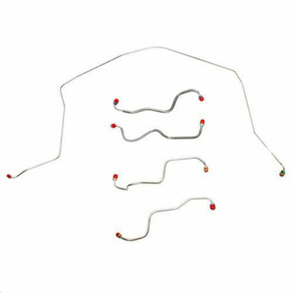 1969 Chevrolet Corvette Front Brake Line Kit 4 Piece Power Brakes - VKT6902OM - Front Lines Car Part People