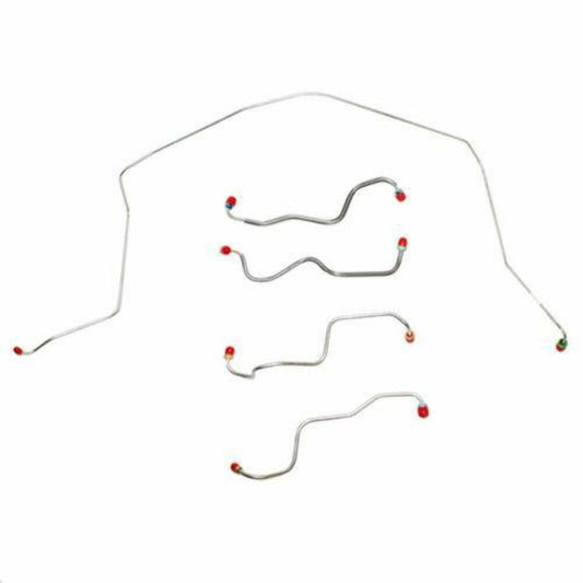 1969 Chevrolet Corvette Front Brake Line Kit 4 Piece Power Brakes - VKT6902OM - Front Lines Car Part People