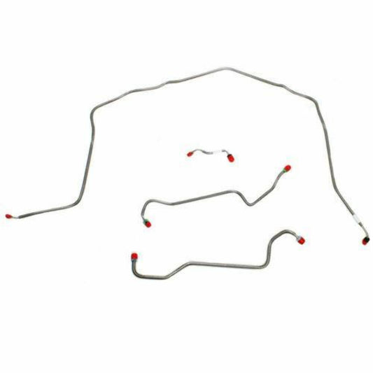 1970-73 Chevrolet Corvette Front Brake Line Kit 4 Piece Standard Brake VKT7001OM - Front Lines Car Part People