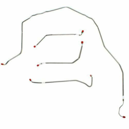 1974-82 Chevrolet Corvette Front Brake Line Kit 4 Piece Standard Brake VKT7401SS - Front Lines Car Part People