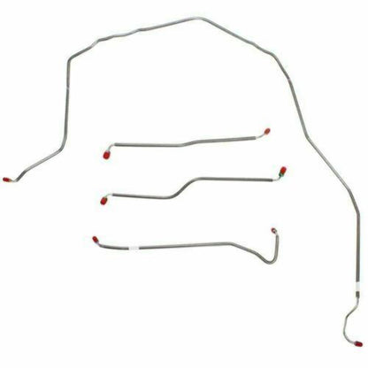 1974-82 Chevrolet Corvette Front Brake Line Kit 4 Piece Power Brake VKT7402OM - Front Lines Car Part People
