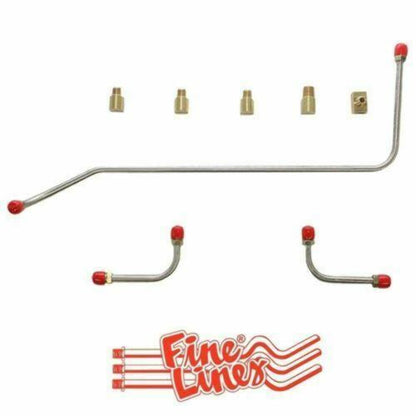1956-58 Chevrolet Corvette Pump-Carb Fuel Line 265/283 8cyl 2 X 4 BBL -VPC5604OM - Pre-Bent Fuel Lines Car Part People