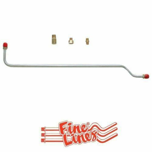1957-58 Chevrolet Corvette Pump-Carb Fuel Line 283 8cyl 220/230 HP - VPC5702SS - Pre-Bent Fuel Lines Car Part People