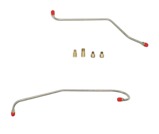 1957-58 Chevrolet Corvette Pump-Carb Fuel Line 283CID Fuel Injection - VPC5706SS - Pre-Bent Fuel Lines Car Part People