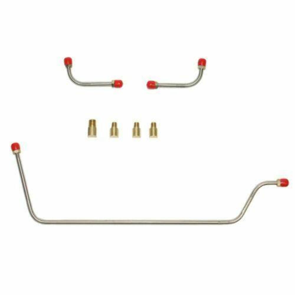 1959-61 Chevrolet Corvette Pump-Carb Fuel Line 283CID 8cyl 2x4 BBL - VPC5905SS - Pre-Bent Fuel Lines Car Part People