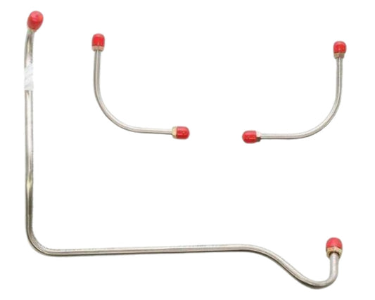 1970-72 Chevrolet Corvette Pump-Carb Fuel Line 350CID LT1 Kit Stainless VPC7031SS - Pre-Bent Fuel Lines Car Part People