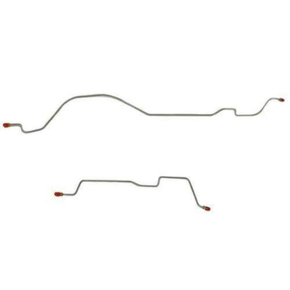 1956-62 Chevrolet Corvette Rear Axle Lines Stainless - VRA5601SS - Rear Lines Car Part People