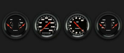 Velocity Black Series Four Gauge Set VS05BBLF