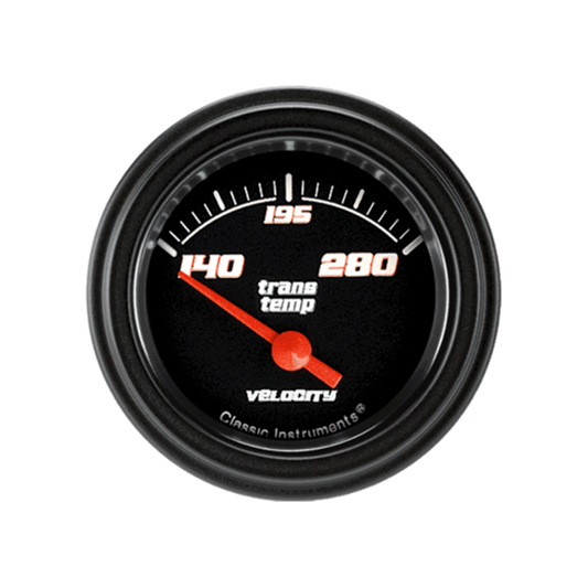 Velocity Black 2 1/8" Transmission Temp VS27BBLF