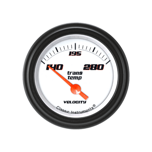 Velocity White 2 1/8" Transmission Temp VS27WBLF