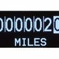 Velocity White 3 3/8" Speedometer with Information Screen VS55DWBLF