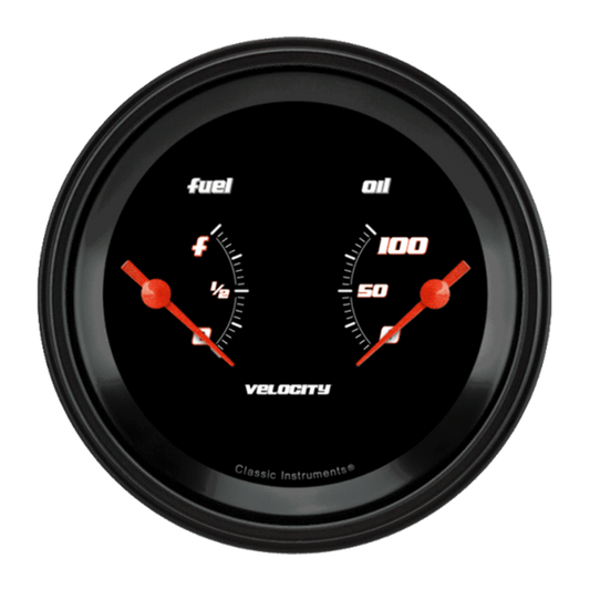 Velocity Black 3 3/8" Dual VS72BBLF