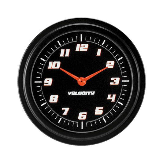 Velocity Black 2 5/8" Clock VS92BBLF