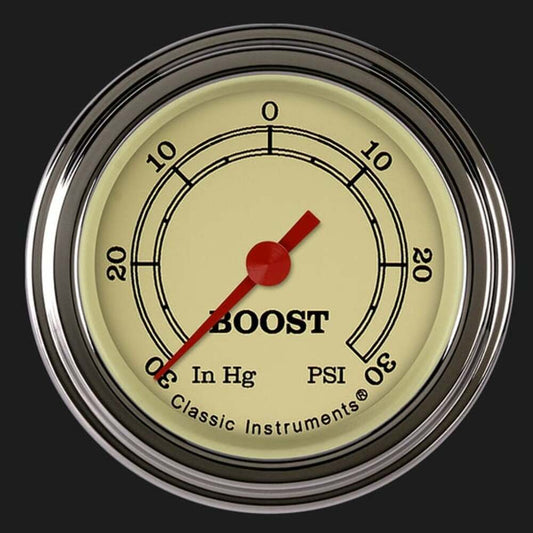 Vintage 2 1/8" Boost/Vac Gauge VT141SLF