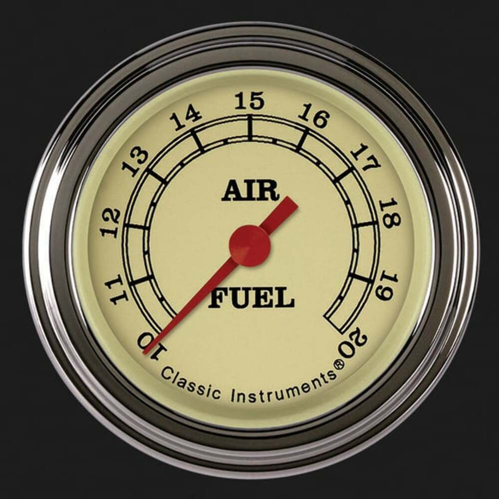 Vintage 2 1/8" Air Fuel Ratio Gauge VT194SLF