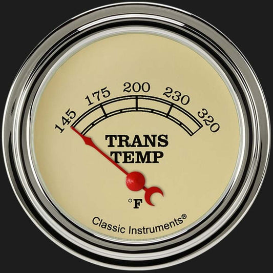 Vintage 2 5/8" Transmission Temperature Gauge VT227SLF
