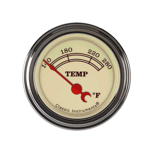 Vintage 2 1/8" Water Temp VT26SLF