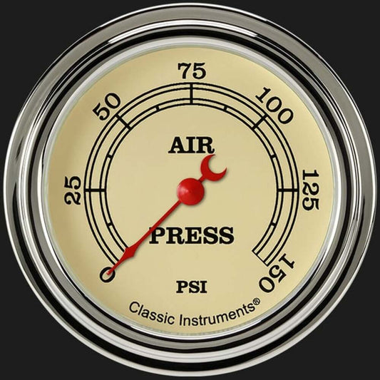 Vintage 2 5/8" Air Pressure Gauge VT318SLF