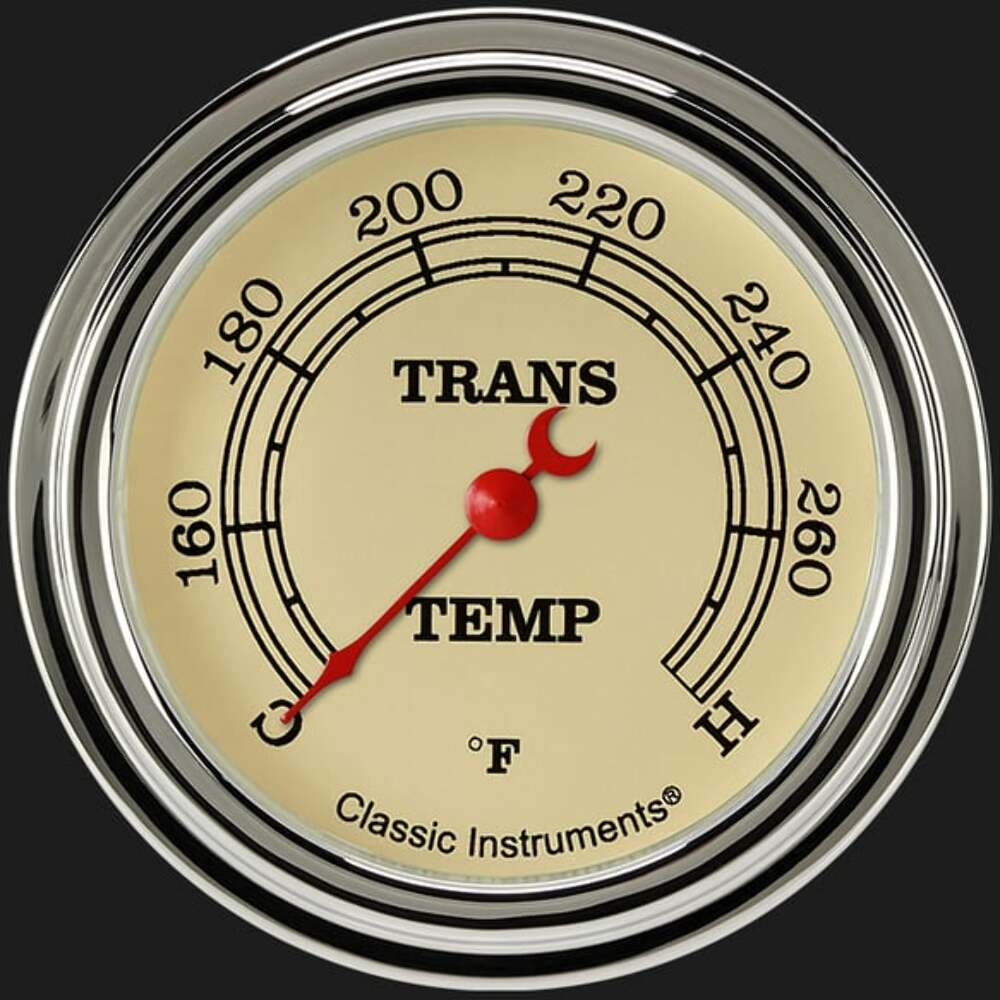 Vintage 2 5/8" Transmission Temperature Gauge VT327SLF