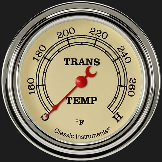 Vintage 2 5/8" Transmission Temperature Gauge VT327SLF