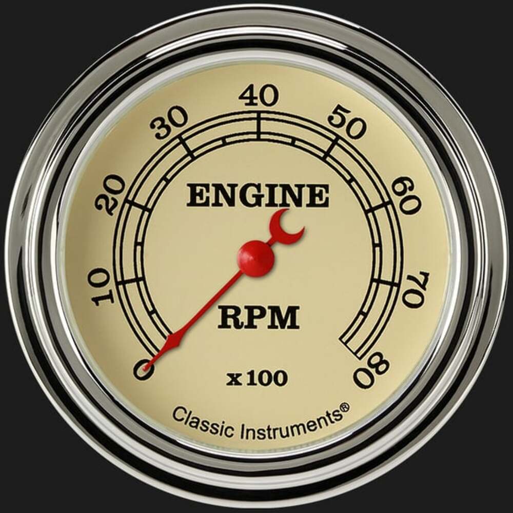 Vintage 2 5/8" Tachometer VT383SLF