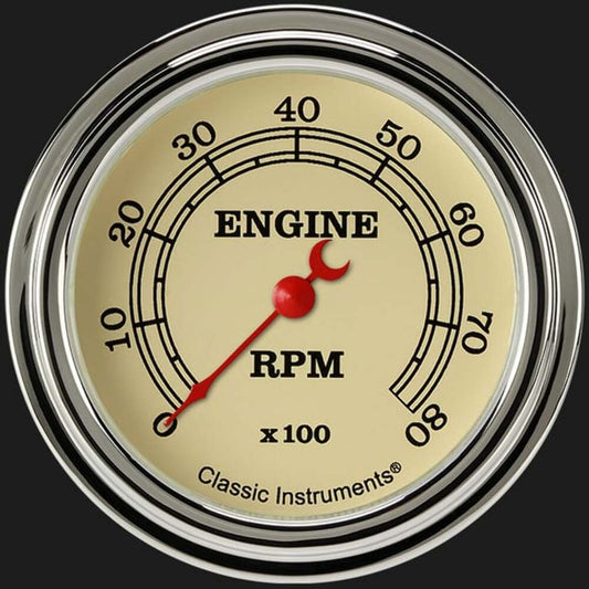 Vintage 2 5/8" Tachometer VT383SLF