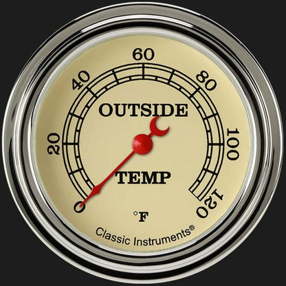 Vintage 2 5/8" Outside Air Temp Gauge VT399SLF