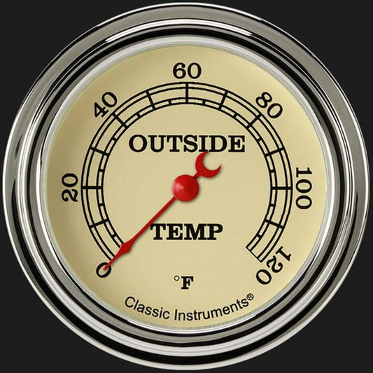 Vintage 2 5/8" Outside Air Temp Gauge VT399SLF
