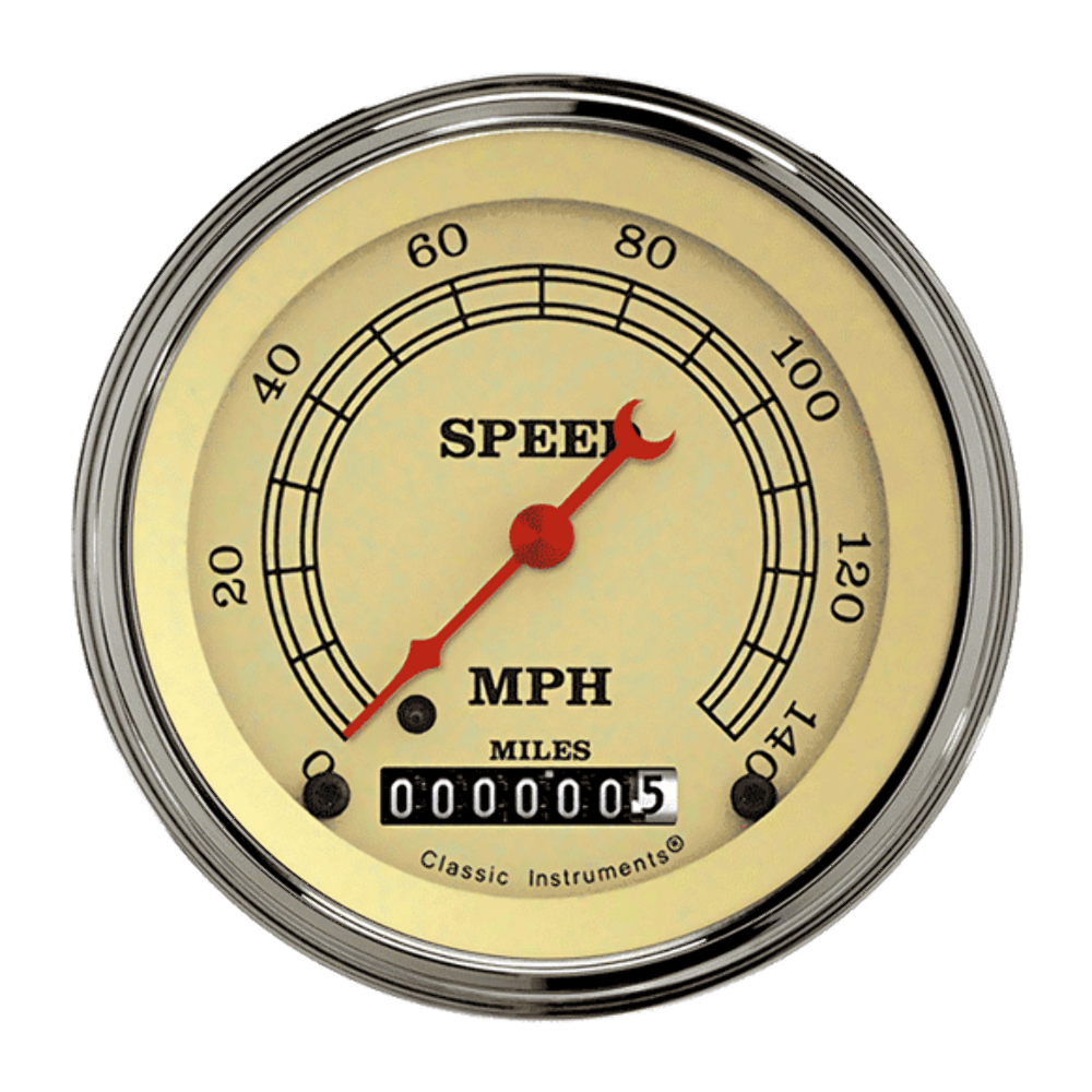 Vintage 3 3/8" Speedometer VT55SLF