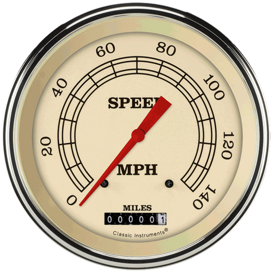 Vintage 4 5/8" Speedometer VT56SLF