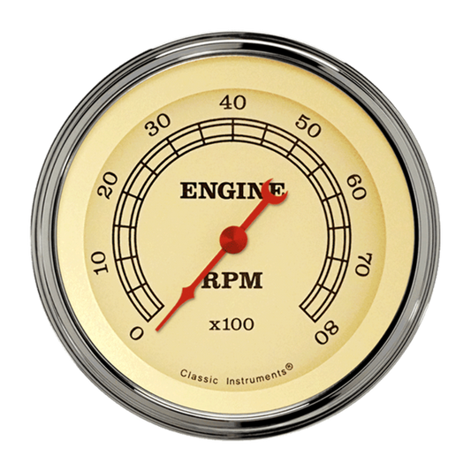 Vintage 3 3/8" Tachometer VT80SLF
