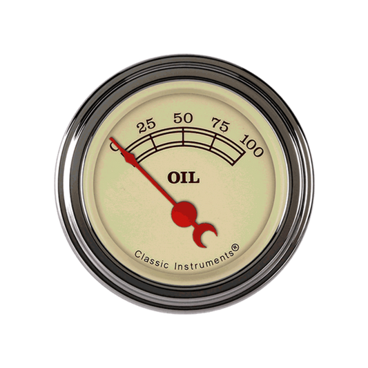 Vintage 2 1/8" Oil Pressure VT81SLF