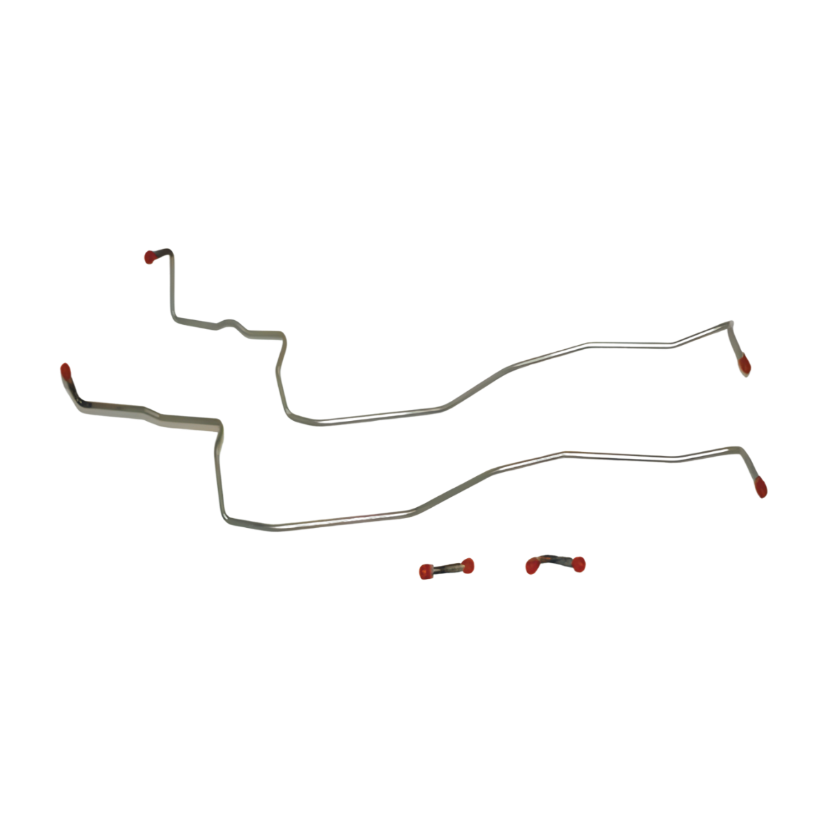1968-69 Chevrolet Corvette Transmission Cooler Lines 4 Piece Set Steel VTC6801OM - Transmission Lines Car Part People