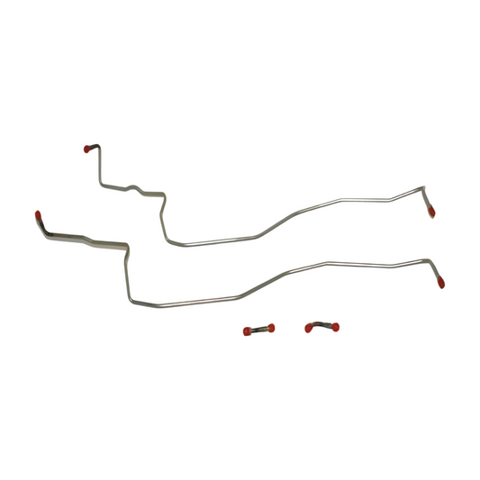1968-69 Chevrolet Corvette Transmission Cooler Lines 4 Piece Set Steel VTC6801OM - Transmission Lines Car Part People