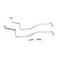 1968-69 Chevrolet Corvette Transmission Cooler Lines 4 Piece Set Steel VTC6801OM