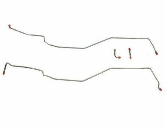 1970-74 Chevrolet Corvette Transmission Cooler Lines 4 Piece Set Steel VTC7501OM - Transmission Lines Car Part People