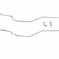 1970-74 Chevrolet Corvette Transmission Cooler Lines 4 Piece Stainless VTC7501SS