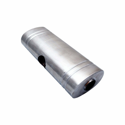 304SS Oval Muffler 8x5x24 East West 2.25 Dual Inlet 2 Outlet - VX9E-242252
